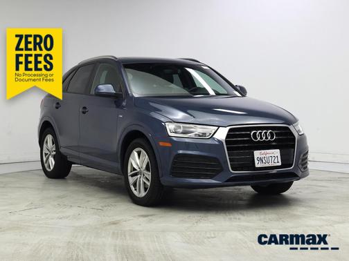 Blue 2018 Audi Q3 Premium