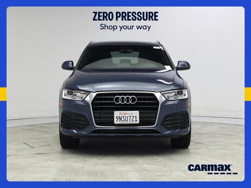 Blue 2018 Audi Q3 Premium