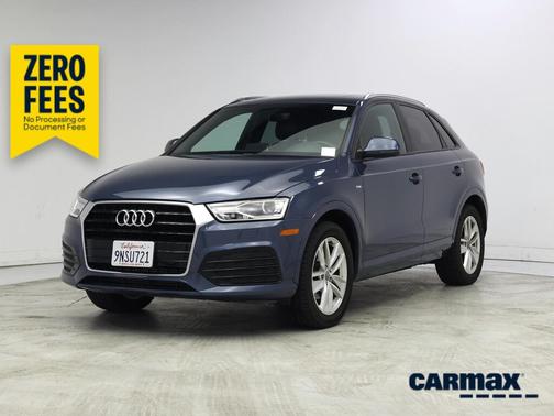 Blue 2018 Audi Q3 Premium