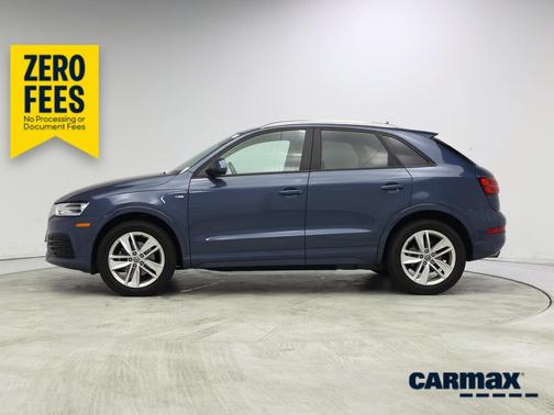 Blue 2018 Audi Q3 Premium