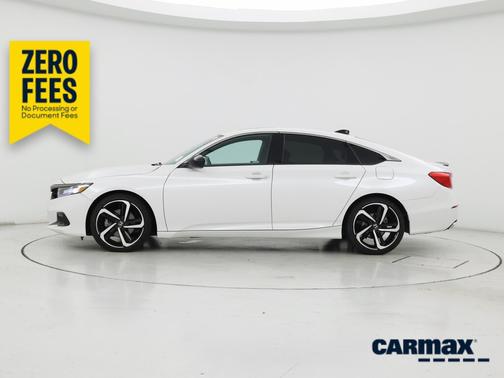 White 2021 Honda Accord Sport
