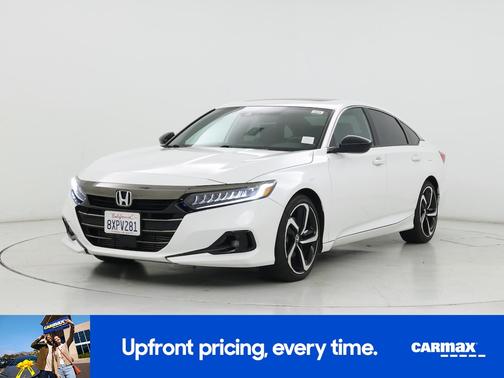 White 2021 Honda Accord Sport