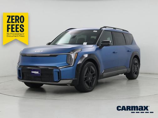 Blue 2024 Kia EV9 GT-Line