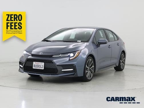 Blue 2021 Toyota Corolla XSE