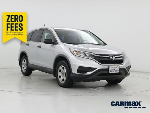 Silver 2015 Honda CR-V LX