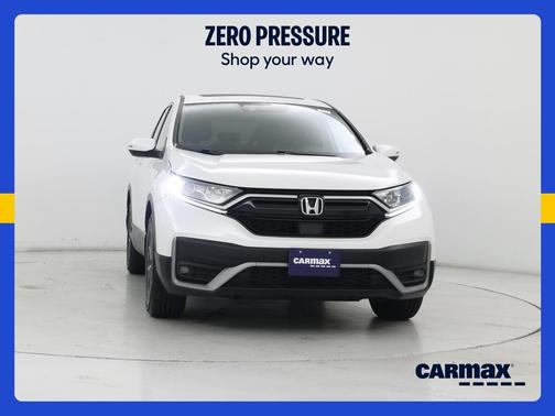 White 2021 Honda CR-V EX-L