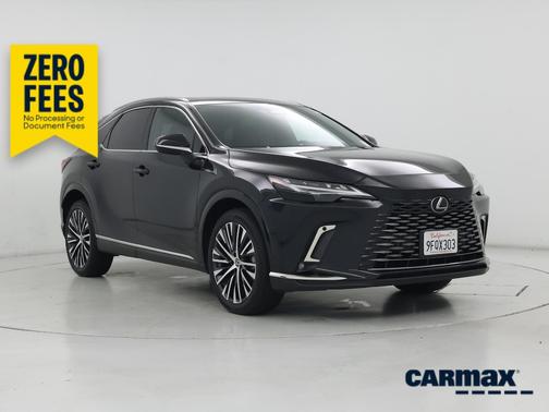 Black 2023 Lexus RX 350h Premium Plus