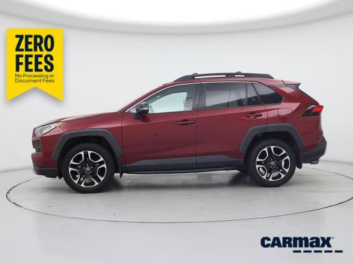 Red 2019 Toyota RAV4 Adventure