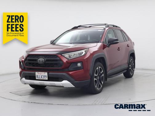 Red 2019 Toyota RAV4 Adventure
