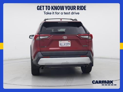 Red 2019 Toyota RAV4 Adventure