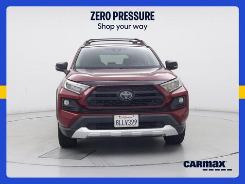 Red 2019 Toyota RAV4 Adventure
