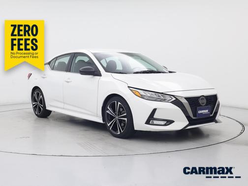 White 2021 Nissan Sentra SR