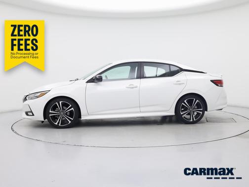 White 2021 Nissan Sentra SR