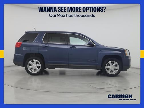 Blue 2017 GMC Terrain SLE