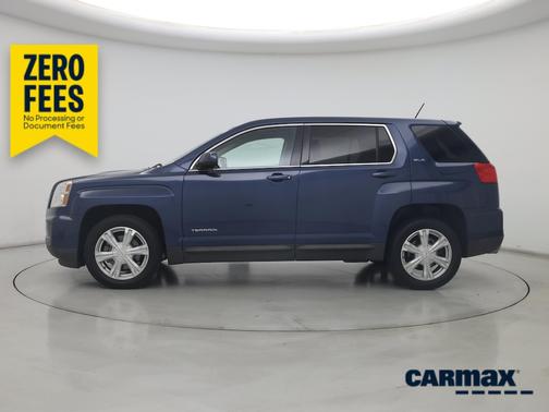 Blue 2017 GMC Terrain SLE