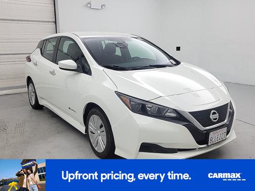 White 2019 Nissan Leaf S
