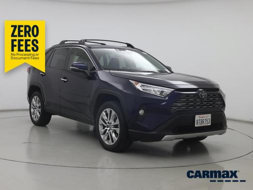 Blue 2020 Toyota RAV4 Limited