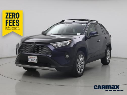 Blue 2020 Toyota RAV4 Limited