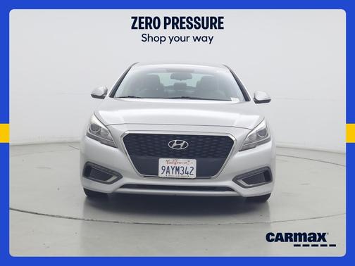 Silver 2016 Hyundai SONATA Hybrid SE