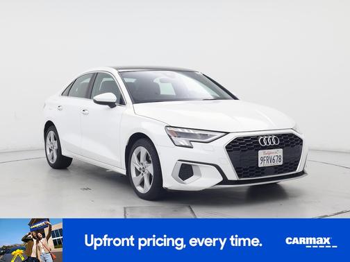 White 2023 Audi A3 Premium