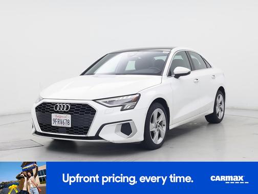 White 2023 Audi A3 Premium