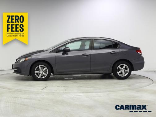 Gray 2015 Honda Civic LX