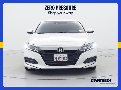 White 2019 Honda Accord LX