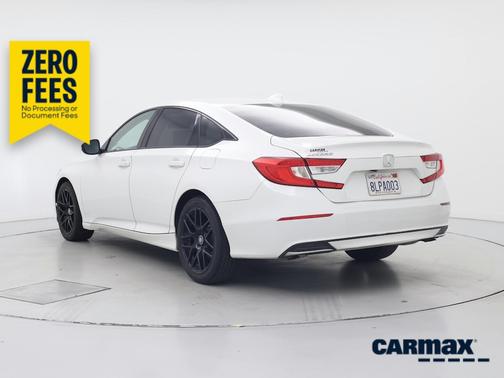 White 2019 Honda Accord LX