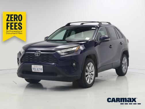 Blue 2022 Toyota RAV4 XLE