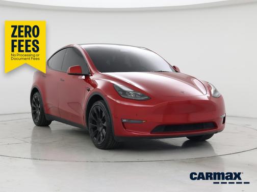 Red 2023 Tesla Model Y