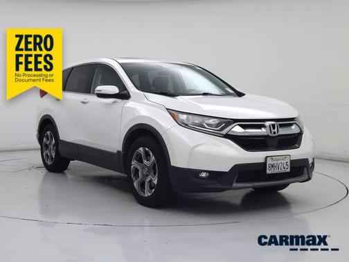White 2019 Honda CR-V EX
