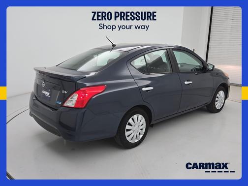 Blue 2015 Nissan Versa SV