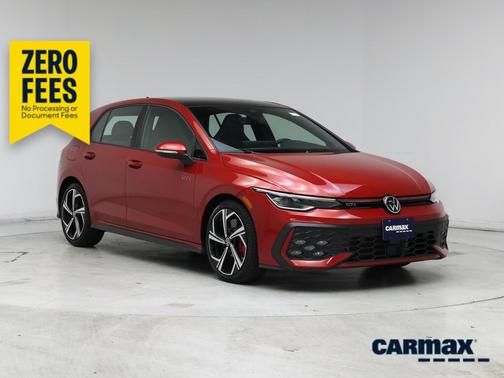 Red 2025 Volkswagen Golf GTI SE