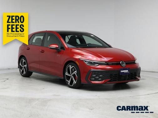 Red 2025 Volkswagen Golf GTI SE