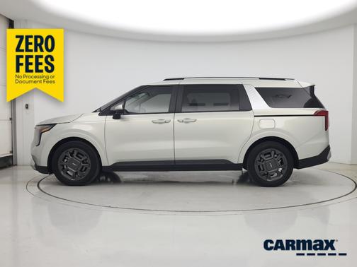 Silver 2025 Kia Carnival Hybrid EX