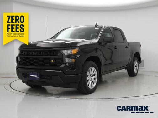 Black 2023 Chevrolet Silverado 1500 Custom