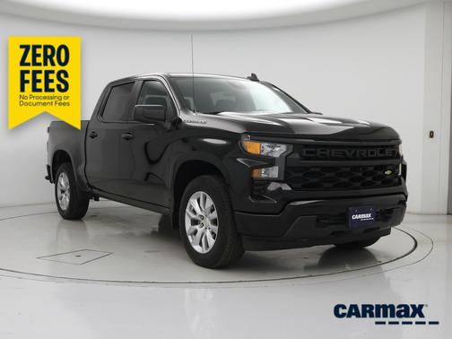Black 2023 Chevrolet Silverado 1500 Custom