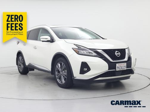 White 2020 Nissan Murano Platinum