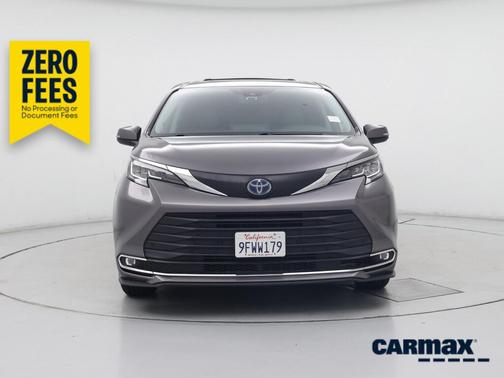 Gray 2021 Toyota Sienna XLE