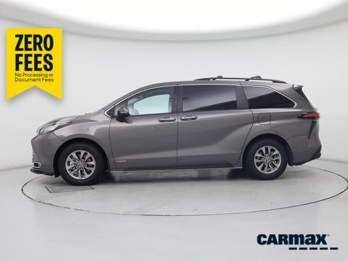 Gray 2021 Toyota Sienna XLE