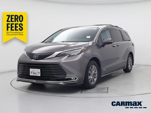 Gray 2021 Toyota Sienna XLE