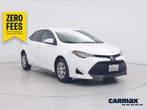 White 2017 Toyota Corolla L