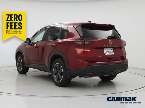 Red 2025 Nissan Rogue SV
