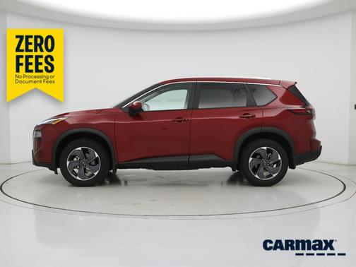 Red 2025 Nissan Rogue SV
