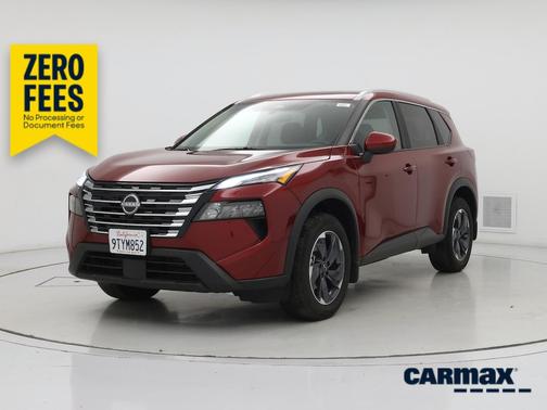 Red 2025 Nissan Rogue SV