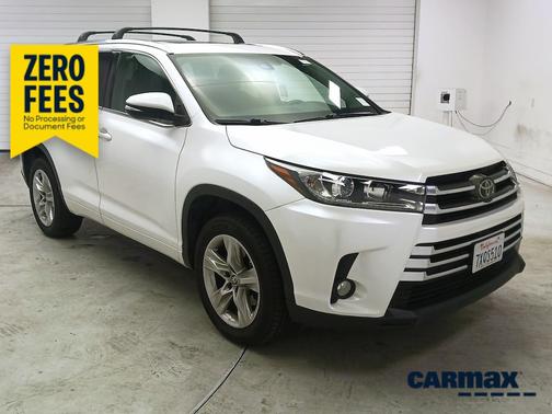 White 2017 Toyota Highlander Limited