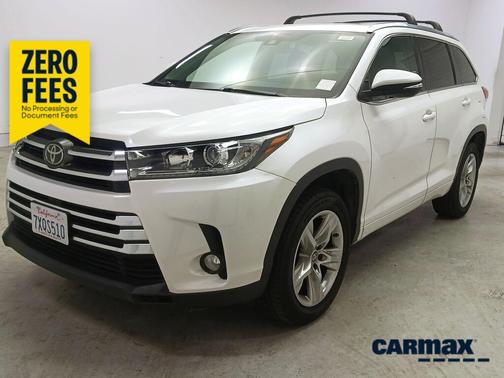 White 2017 Toyota Highlander Limited