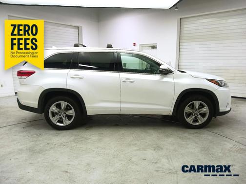 White 2017 Toyota Highlander Limited