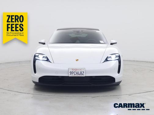 White 2021 Porsche Taycan 4S