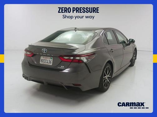 Gray 2021 Toyota Camry Hybrid SE